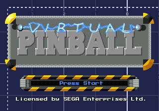 Заставка игры Virtual Pinball